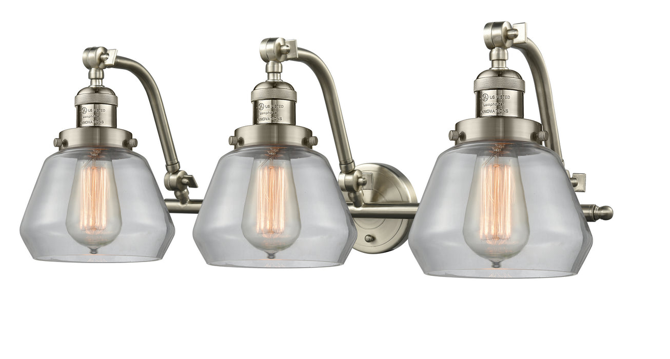 Innovations 515-3W-SN-G172 Three Light Bath Vanity, Brushed Satin Nickel