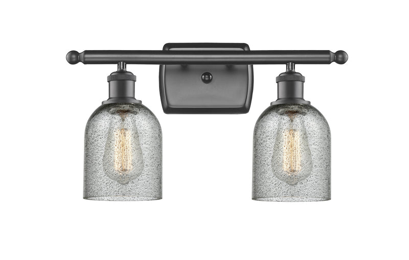 Innovations 516-2W-OB-G257 Two Light Bath Vanity, Oil Rubbed Bronze