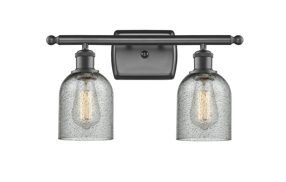 Innovations 516-2W-OB-G257 Two Light Bath Vanity, Oil Rubbed Bronze
