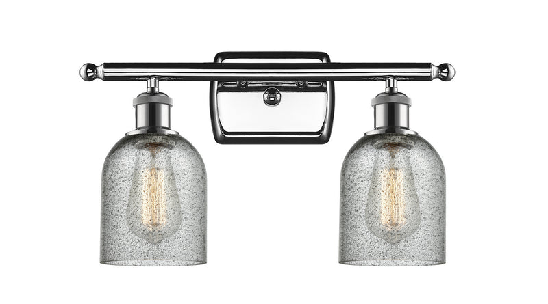 Innovations 516-2W-PC-G257 Two Light Bath Vanity, Polished Chrome