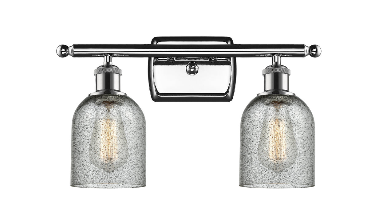 Innovations 516-2W-PC-G257 Two Light Bath Vanity, Polished Chrome