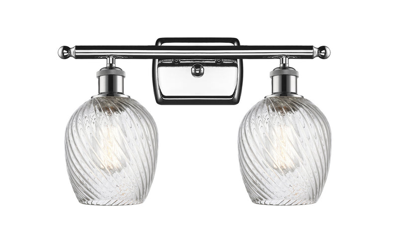 Innovations 516-2W-PC-G292 Two Light Bath Vanity, Polished Chrome