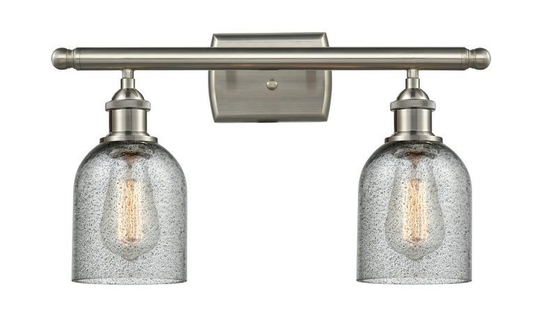 Innovations 516-2W-SN-G257 Two Light Bath Vanity, Brushed Satin Nickel