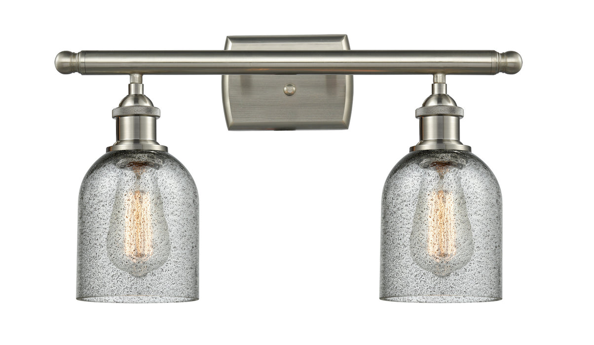 Innovations 516-2W-SN-G257 Two Light Bath Vanity, Brushed Satin Nickel