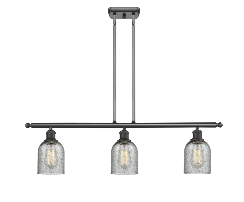 Innovations 516-3I-OB-G257 Three Light Island Pendant, Oil Rubbed Bronze