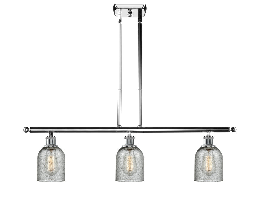 Innovations 516-3I-PC-G257 Three Light Island Pendant, Polished Chrome