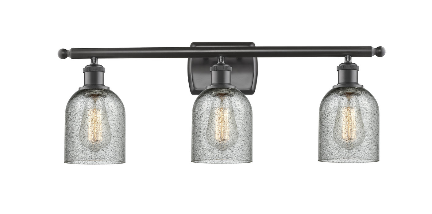 Innovations 516-3W-OB-G257 Three Light Bath Vanity, Oil Rubbed Bronze