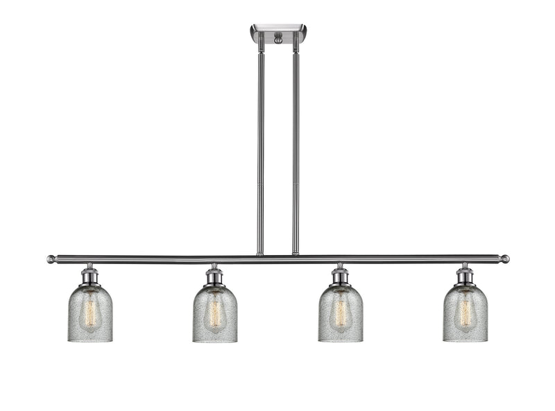 Innovations 516-4I-SN-G257 Four Light Island Pendant, Brushed Satin Nickel