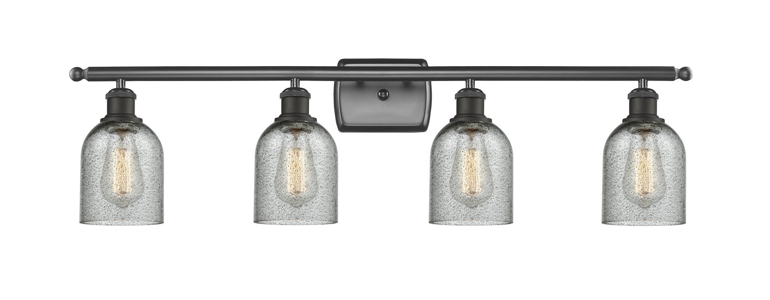 Innovations 516-4W-OB-G257 Four Light Bath Vanity, Oil Rubbed Bronze