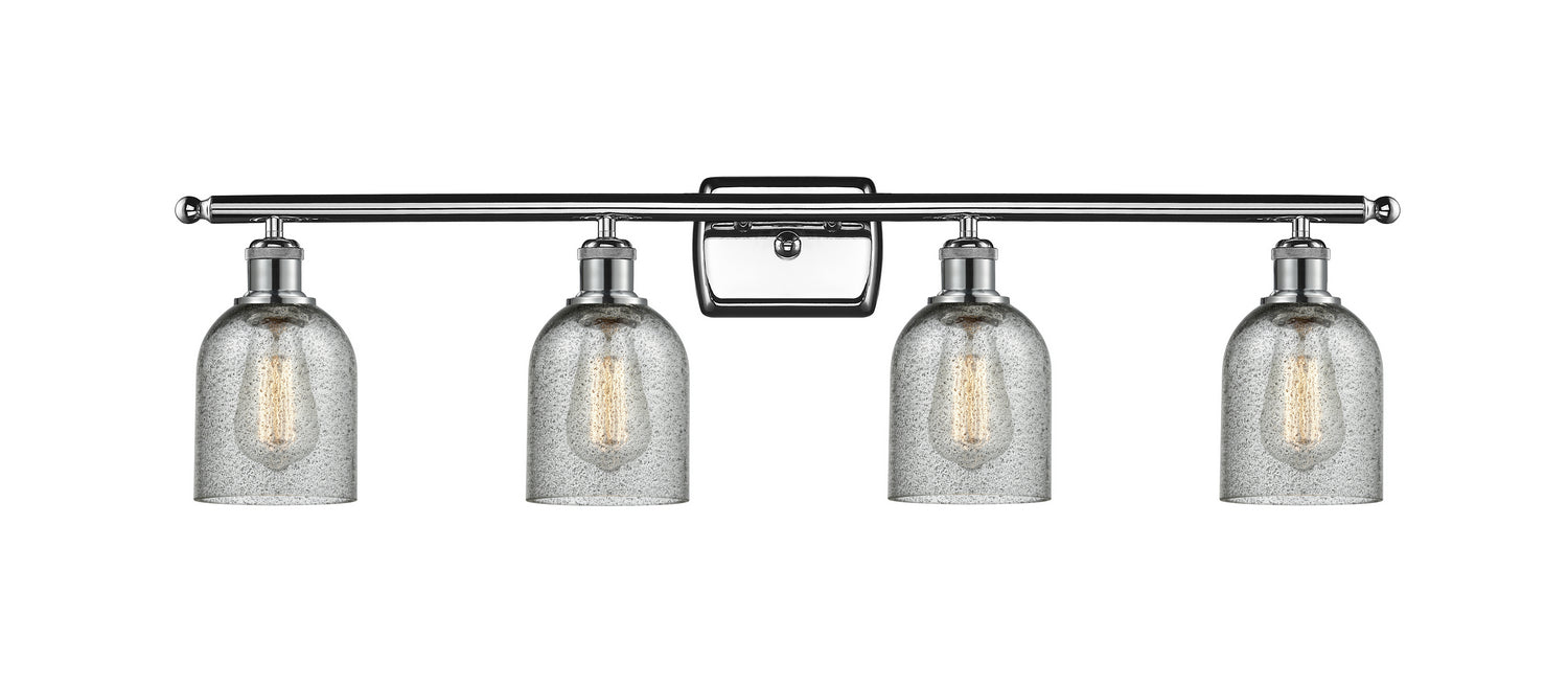 Innovations 516-4W-PC-G257 Four Light Bath Vanity, Polished Chrome