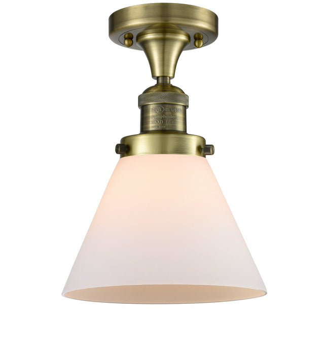 Innovations 517-1CH-AB-G41-LED LED Semi-Flush Mount, Antique Brass