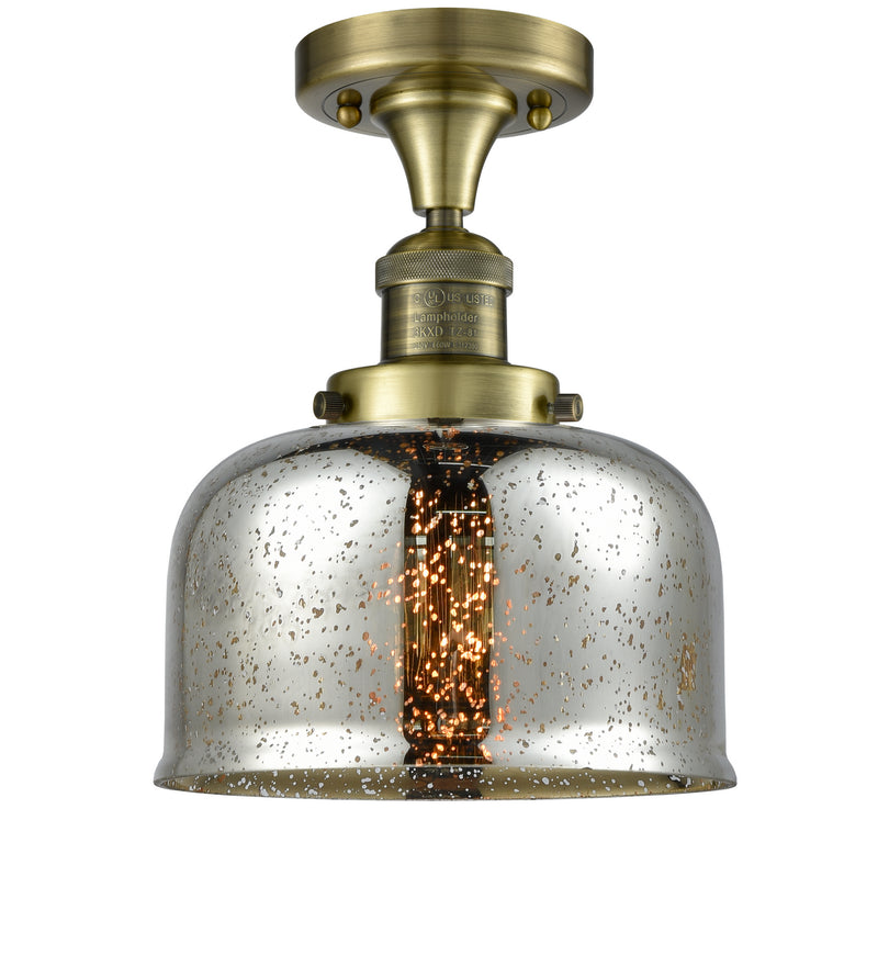 Innovations 517-1CH-AB-G78-LED LED Semi-Flush Mount, Antique Brass