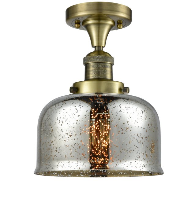 Innovations 517-1CH-AB-G78-LED LED Semi-Flush Mount, Antique Brass