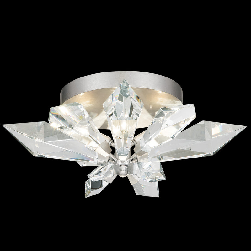 Fine Art 901840-1ST Four Light Flush Mount, Silver