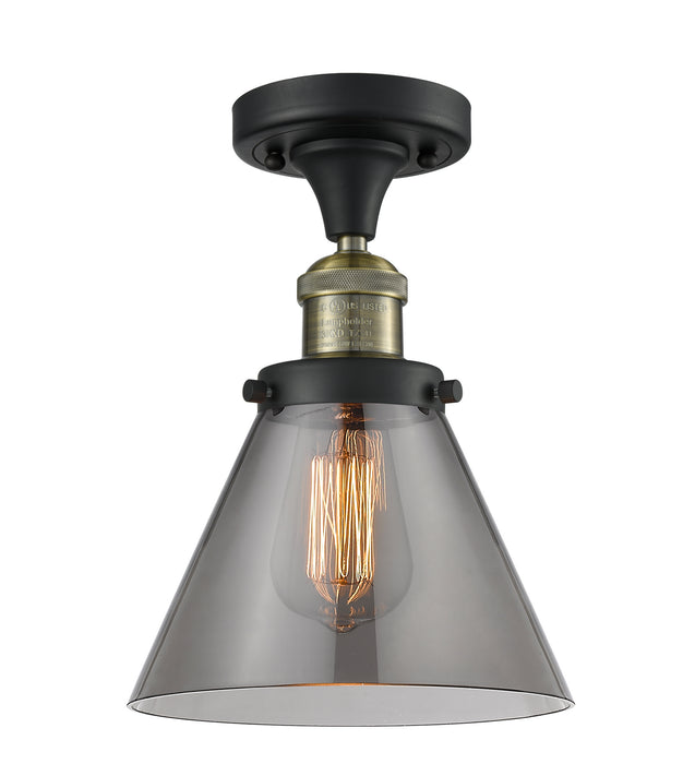 Innovations 517-1CH-BAB-G43-LED LED Semi-Flush Mount, Black Antique Brass