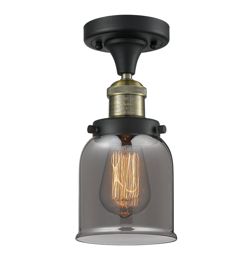 Innovations 517-1CH-BAB-G53-LED LED Semi-Flush Mount, Black Antique Brass
