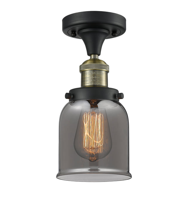 Innovations 517-1CH-BAB-G53-LED LED Semi-Flush Mount, Black Antique Brass