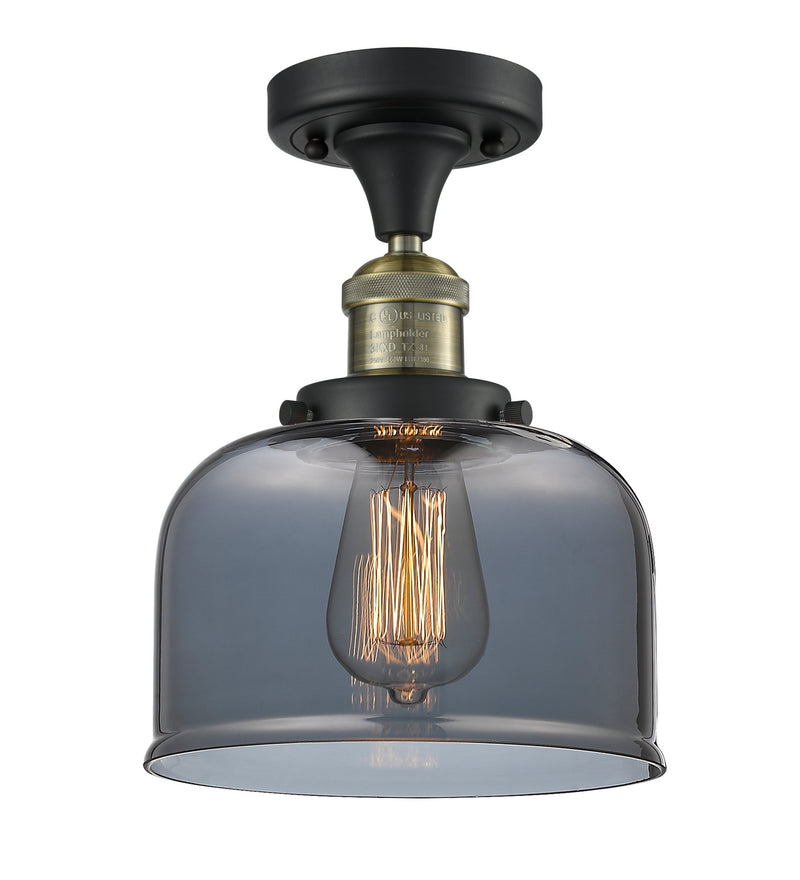 Innovations 517-1CH-BAB-G73-LED LED Semi-Flush Mount, Black Antique Brass