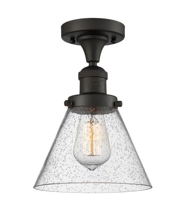 Innovations 517-1CH-OB-G44 One Light Semi-Flush Mount, Oil Rubbed Bronze