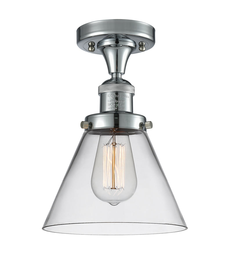 Innovations 517-1CH-PC-G42-LED LED Semi-Flush Mount, Polished Chrome