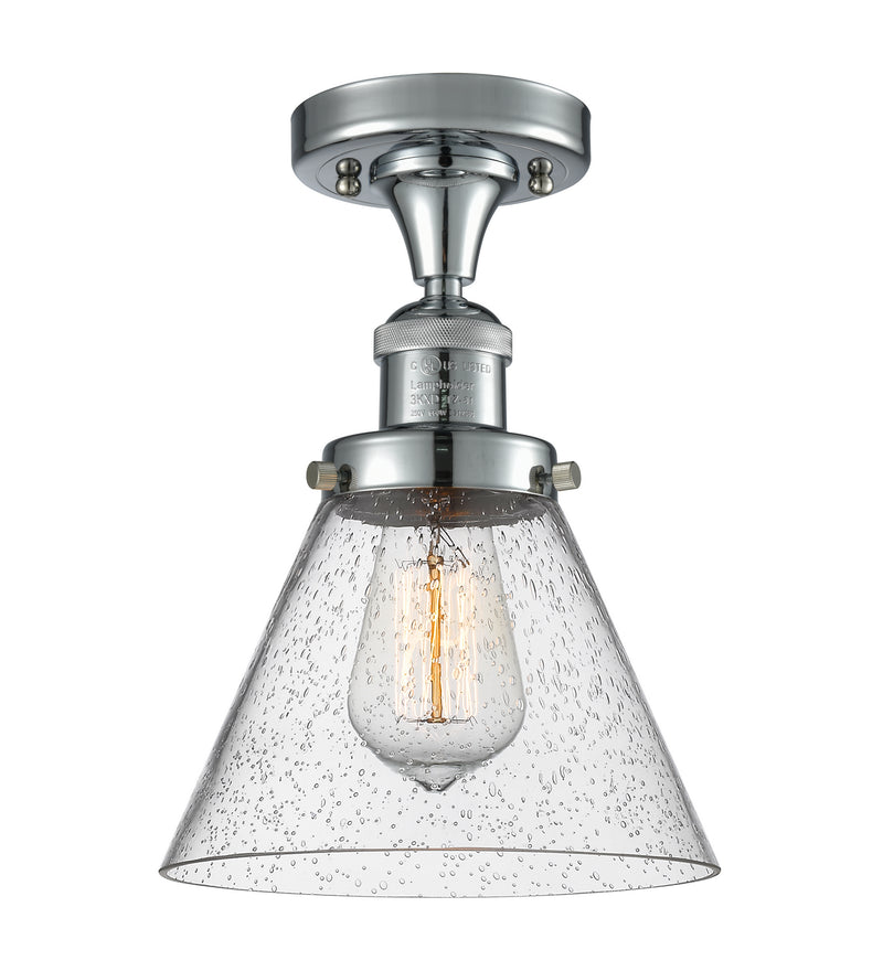Innovations 517-1CH-PC-G44-LED LED Semi-Flush Mount, Polished Chrome