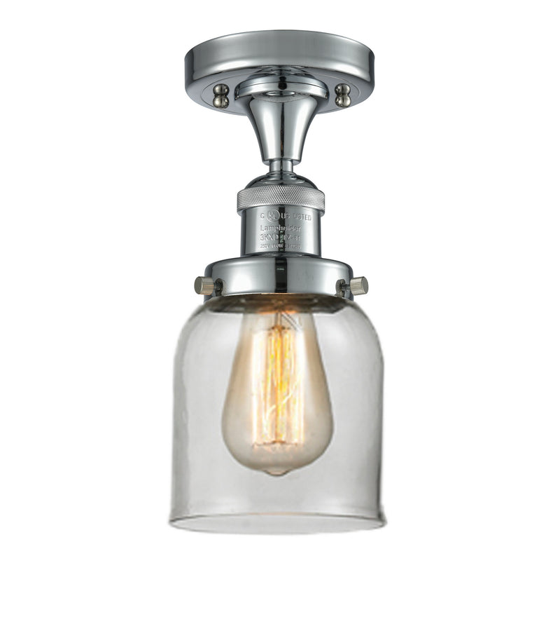 Innovations 517-1CH-PC-G52-LED LED Semi-Flush Mount, Polished Chrome