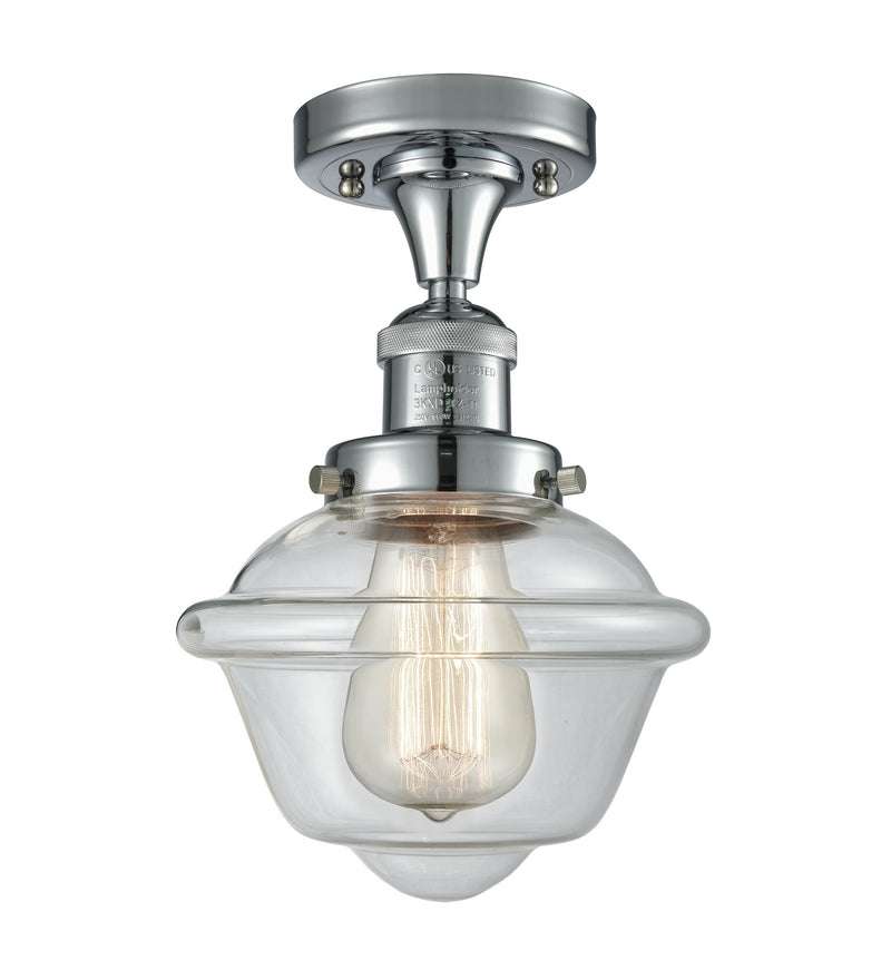 Innovations 517-1CH-PC-G532-LED LED Semi-Flush Mount, Polished Chrome