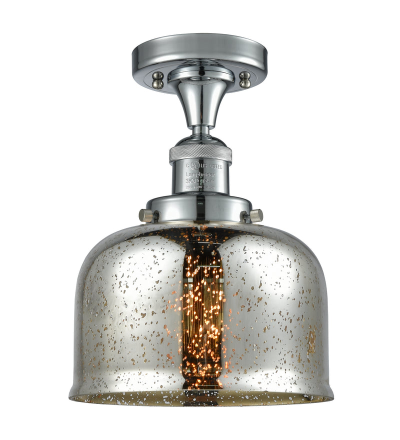 Innovations 517-1CH-PC-G78 One Light Semi-Flush Mount, Polished Chrome