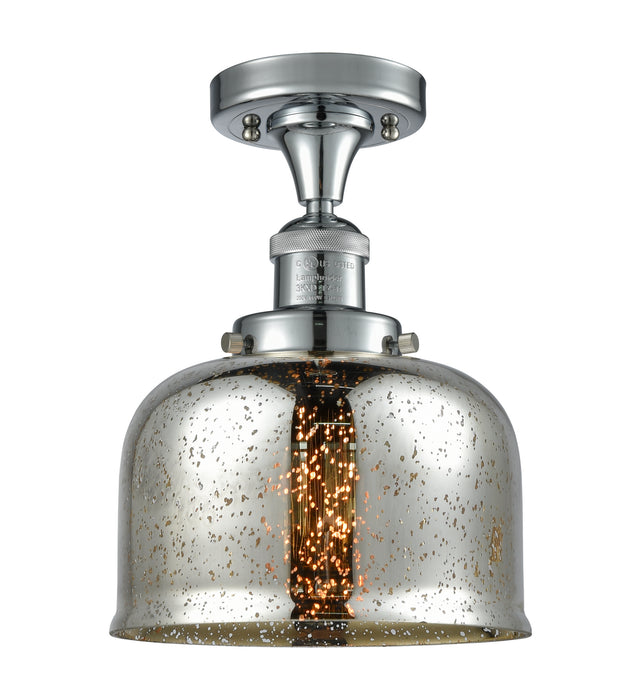 Innovations 517-1CH-PC-G78 One Light Semi-Flush Mount, Polished Chrome