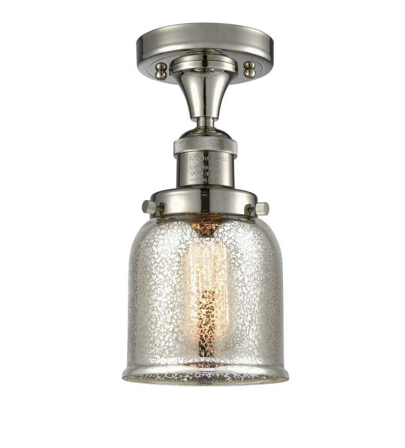 Innovations 517-1CH-PN-G58 One Light Semi-Flush Mount, Polished Nickel
