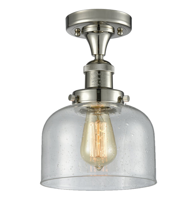 Innovations 517-1CH-PN-G74-LED LED Semi-Flush Mount, Polished Nickel