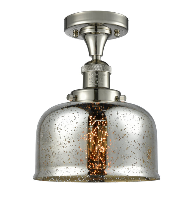 Innovations 517-1CH-PN-G78 One Light Semi-Flush Mount, Polished Nickel