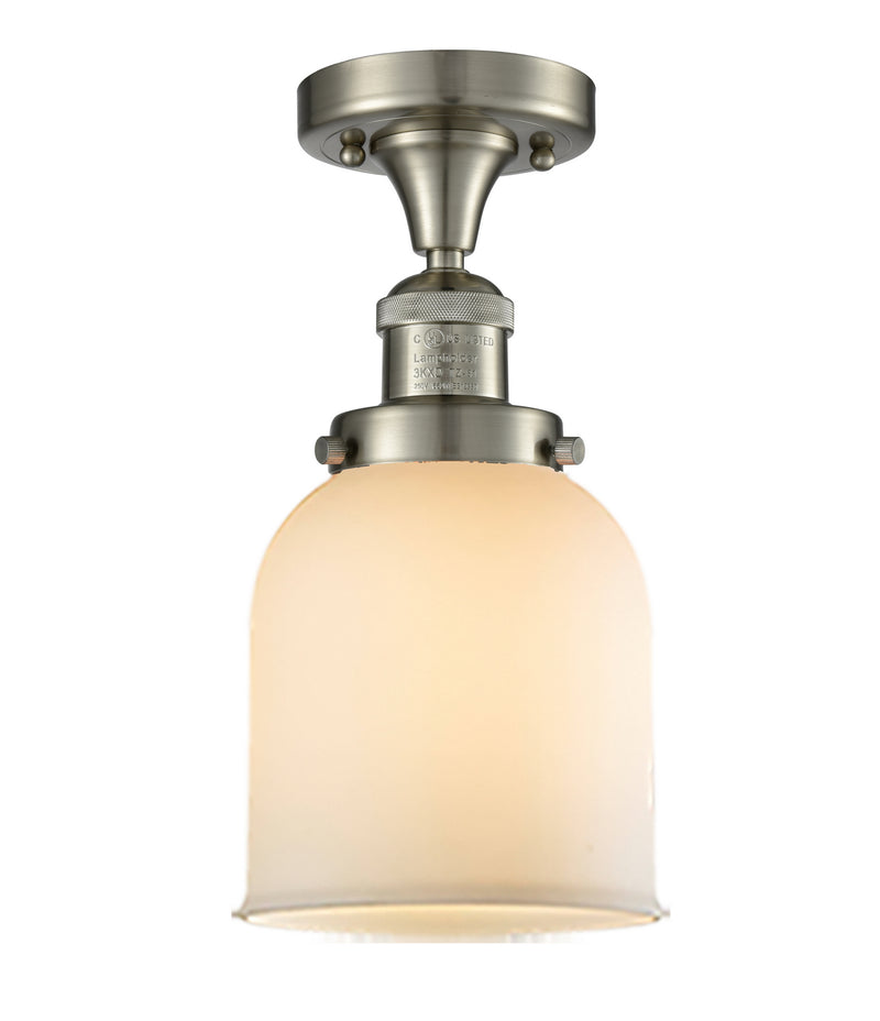 Innovations 517-1CH-SN-G51-LED LED Semi-Flush Mount, Brushed Satin Nickel