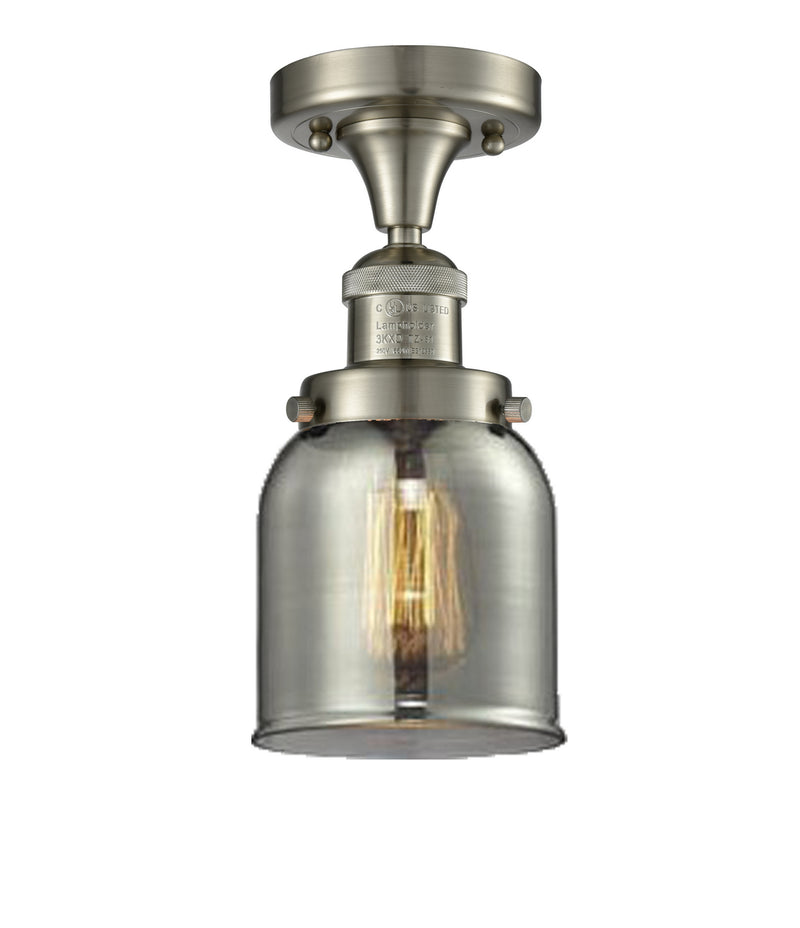 Innovations 517-1CH-SN-G53-LED LED Semi-Flush Mount, Brushed Satin Nickel