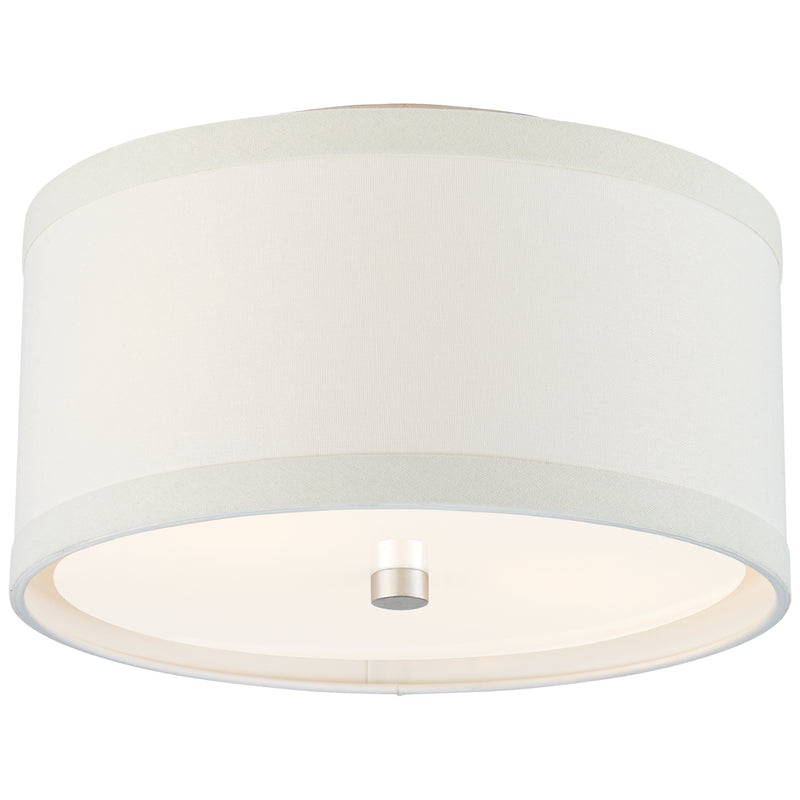 Visual Comfort Signature KS 4070BSL-L Two Light Flush Mount, Burnished Silver Leaf