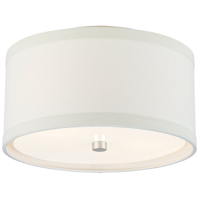 Visual Comfort Signature KS 4070BSL-L Two Light Flush Mount, Burnished Silver Leaf