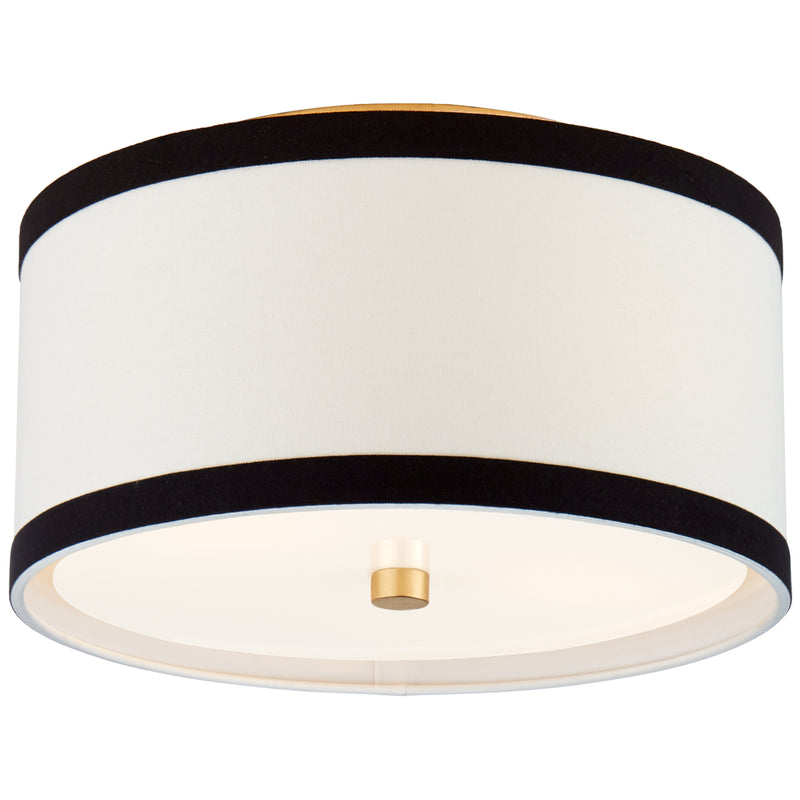 Visual Comfort Signature KS 4070G-L/BL Two Light Flush Mount, Gild