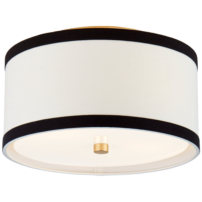 Visual Comfort Signature KS 4070G-L/BL Two Light Flush Mount, Gild