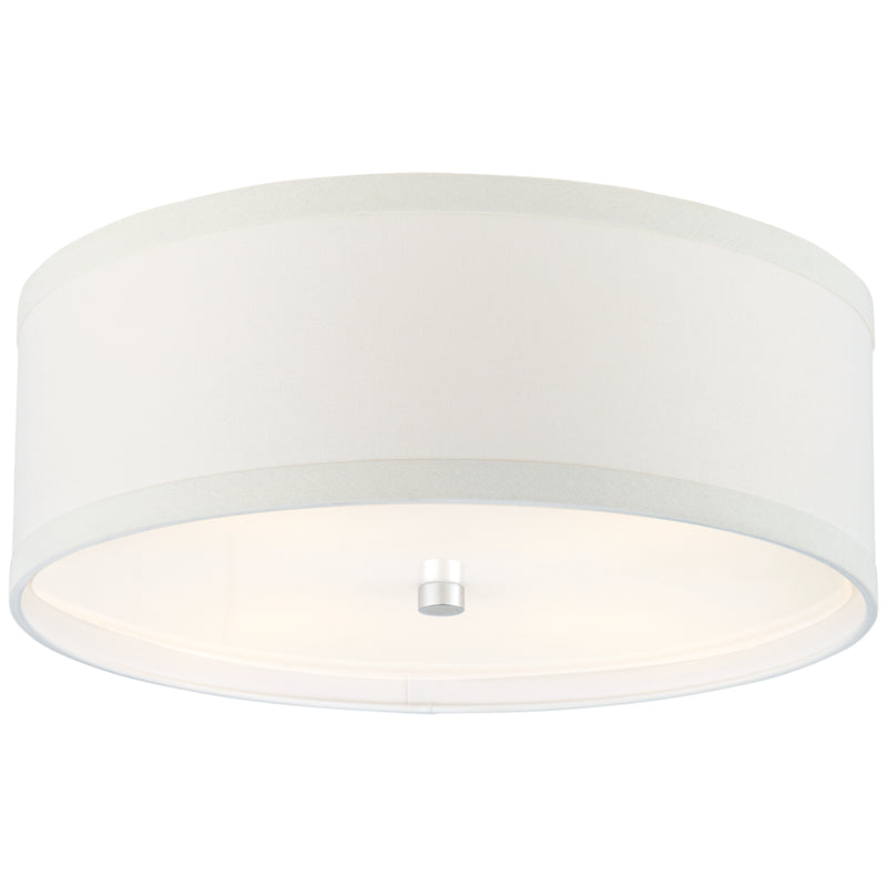 Visual Comfort Signature KS 4071BSL-L Four Light Flush Mount, Burnished Silver Leaf