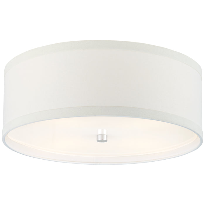 Visual Comfort Signature KS 4071BSL-L Four Light Flush Mount, Burnished Silver Leaf