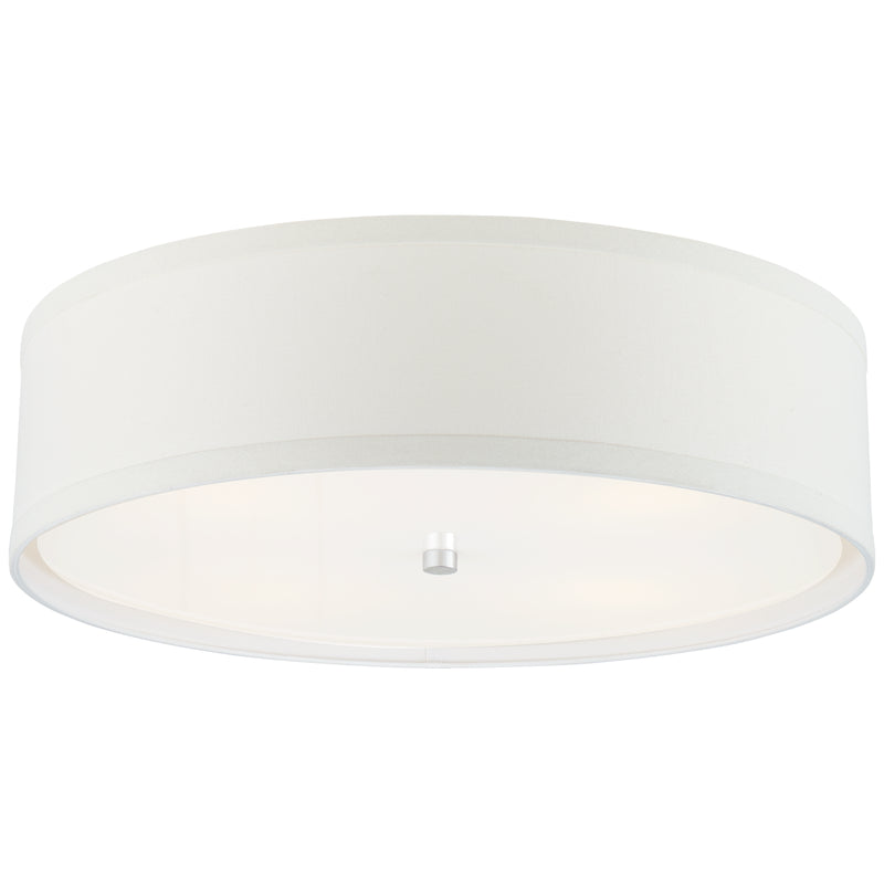 Visual Comfort Signature KS 4072BSL-L Four Light Flush Mount, Burnished Silver Leaf
