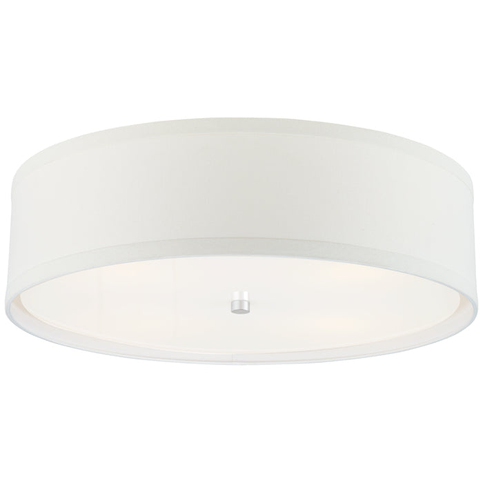 Visual Comfort Signature KS 4072BSL-L Four Light Flush Mount, Burnished Silver Leaf