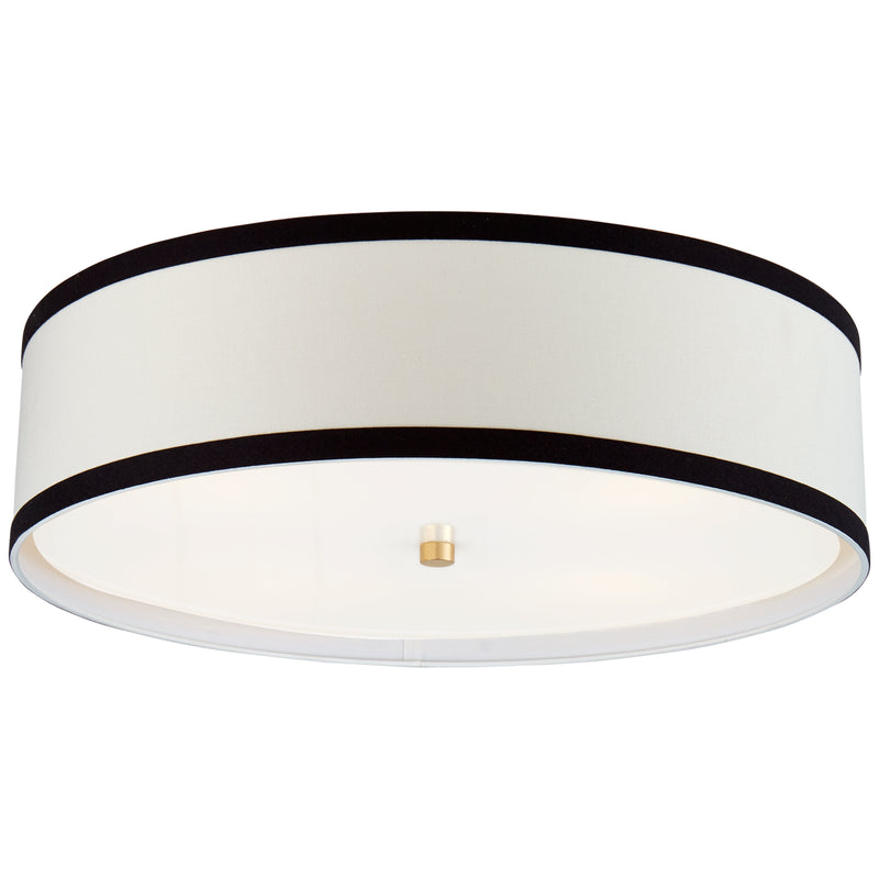 Visual Comfort Signature KS 4072G-L/BL Four Light Flush Mount, Gild