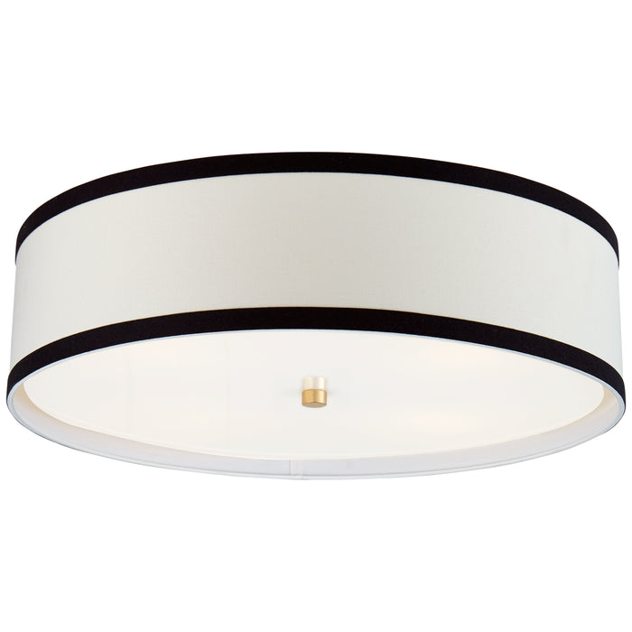 Visual Comfort Signature KS 4072G-L/BL Four Light Flush Mount, Gild