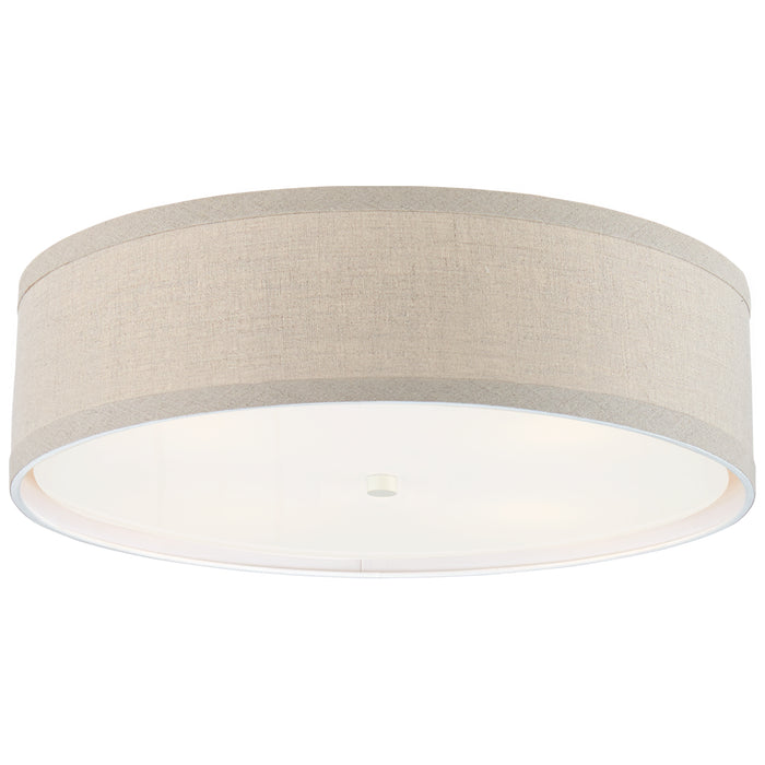 Visual Comfort Signature KS 4072LC-NL Four Light Flush Mount, Light Cream