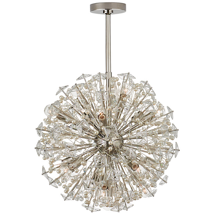 Visual Comfort Signature KS 5005PN-CG 17 Light Chandelier, Polished Nickel