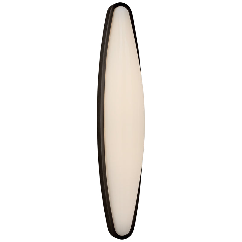 Visual Comfort Signature ARN 2401BZ-WG LED Bath Sconce, Bronze