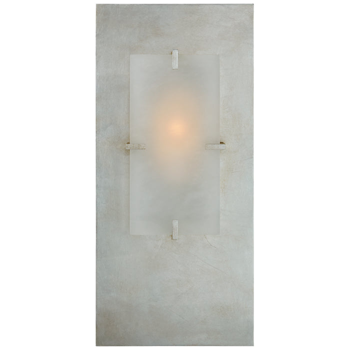 Visual Comfort Signature ARN 2920BSL/ALB LED Wall Sconce, Burnished Silver Leaf