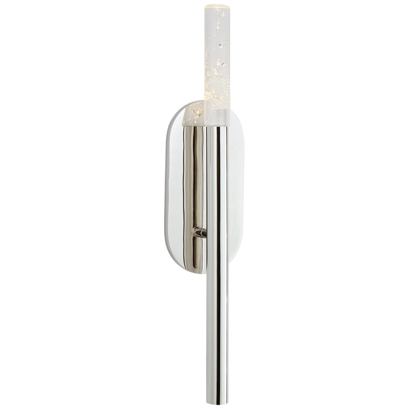 Visual Comfort Signature KW 2281PN-SG LED Bath Sconce, Polished Nickel