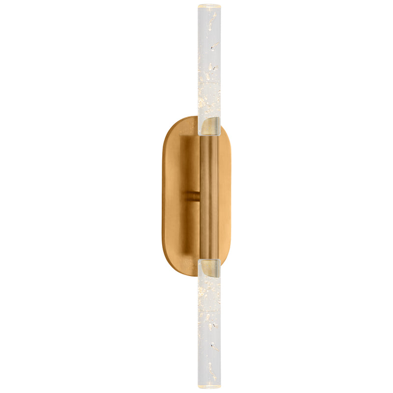 Visual Comfort Signature KW 2282AB-SG LED Vanity, Antique-Burnished Brass